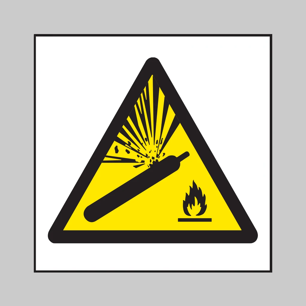 The Warning: Pressurised Cylinder Symbol
