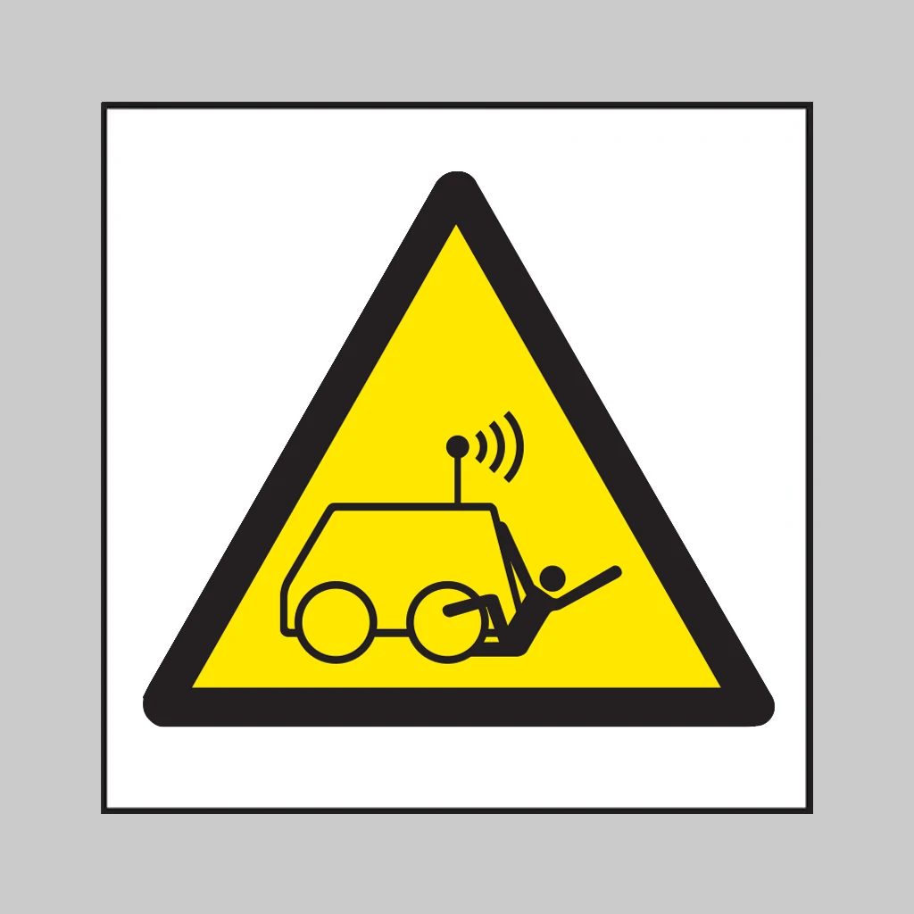 Warning: Remote Operator-Controled Machine