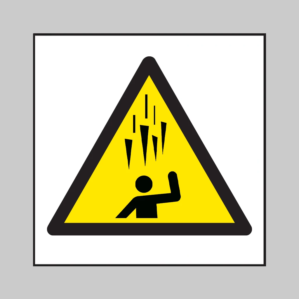 ISO 7010 W039 Falling Ice symbol