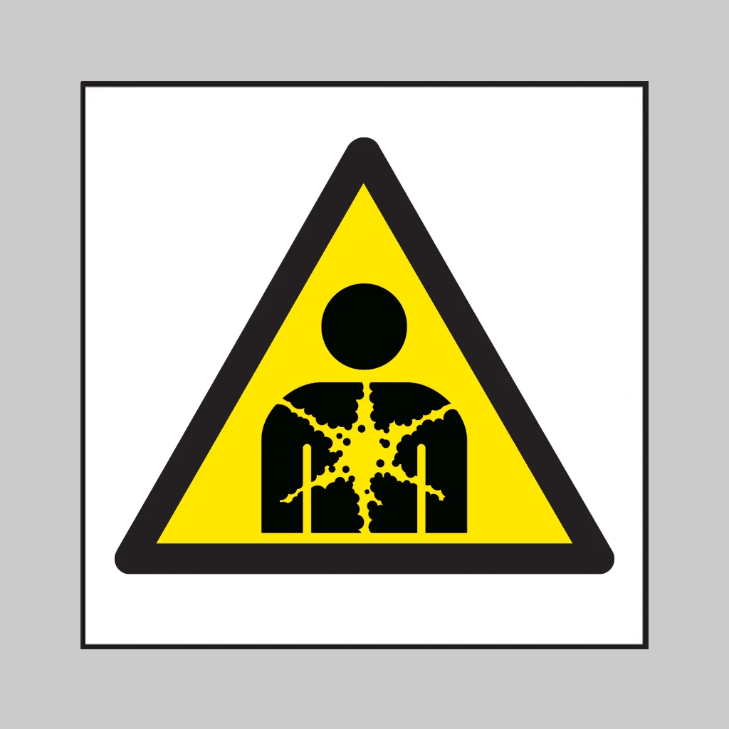 ISO 7010 W071 Substance or Mixture Presenting a Health Hazard symbol