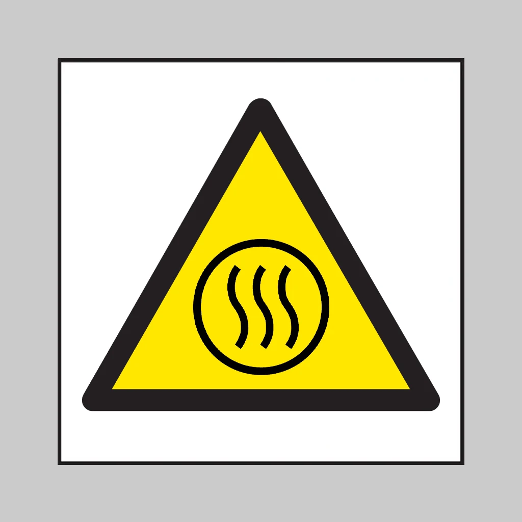 ISO 7010 W079 Hot Content symbol