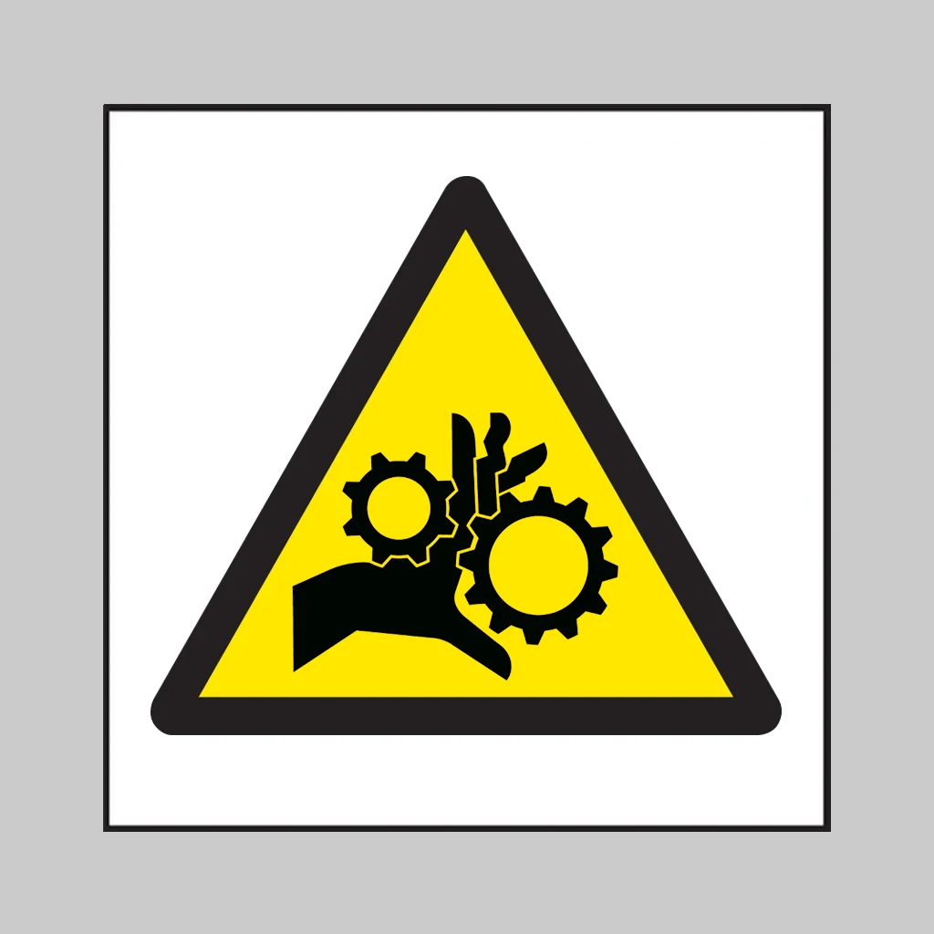 ISO 7010 W089 Moving Gears symbol